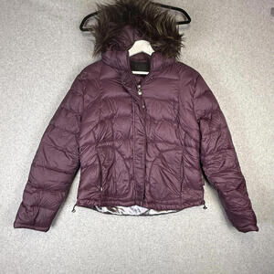 Calvin Klein Women's Size Large Purple Lightweight Packable Premium Down Jacket